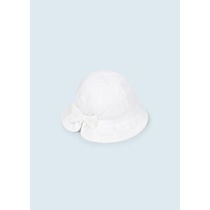 Size 50 cm Baby Hat Mayoral Kids White Hat with Chic Bow